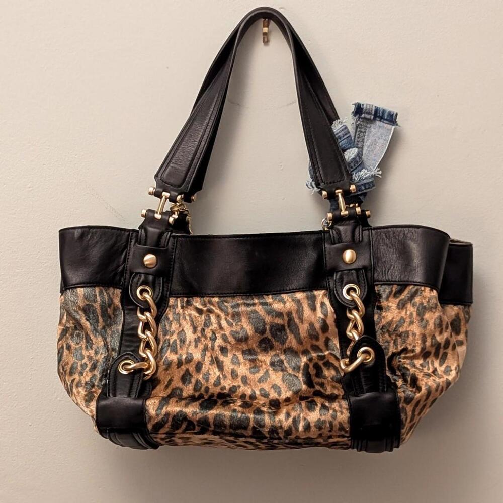 Y2K Maxximum Leopard Chain Tote – Deadstock Statement Bag - Picture 7 of 7